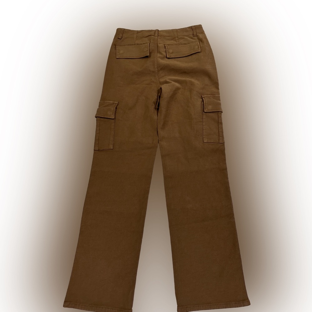 Terry Twill Cargo Pants NEW! Dictionary Mocha Size Small - Soft & Stylish! - Picture 6 of 11